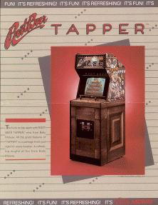 Tapper (Root Beer) Arcade Game Cover